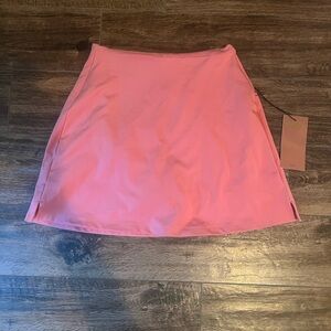 Girlfriend collective pink skort